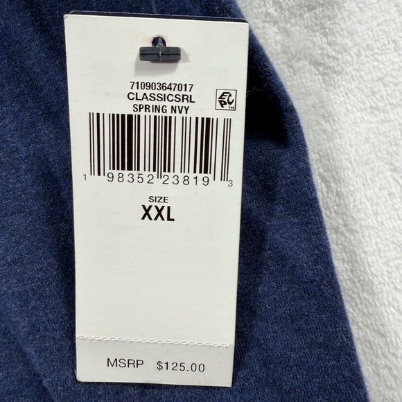 Polo Ralph Lauren Quarter Zip Pullover Mens XXL Blue Heathered Pony Logo NWT - Picture 8 of 9